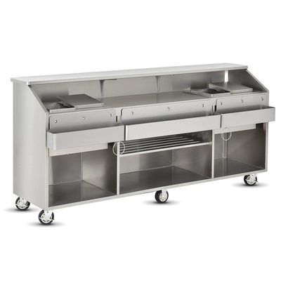 FWE/Food Warming Equipment SCB-8 Mobile Bar 96"W