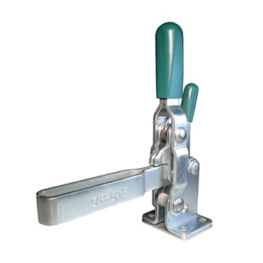 Carr Lane CL-850-LVTC Vertical Toggle Clamp with Safety Lock, Open Arm -Steel (1000lbs)
