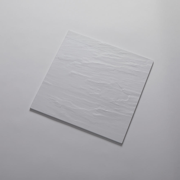 White Faux Slate Melamine Platters