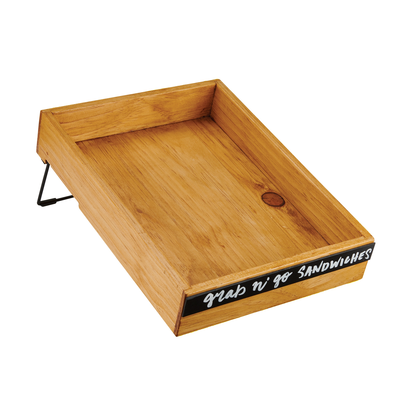Cal-Mil 22070-99 12-1/4"W x 16-3/4"D x 7-3/4"H Madera Merchandiser