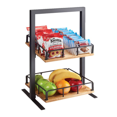 Cal-Mil 3494-2-99 12"W x 12"D x 21"H Madera Merchandiser