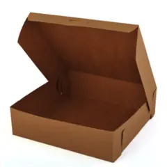 9 X 9 X 2-1/2 KRAFT 1 PIECE BAKERY PIE BOX, 250/CS