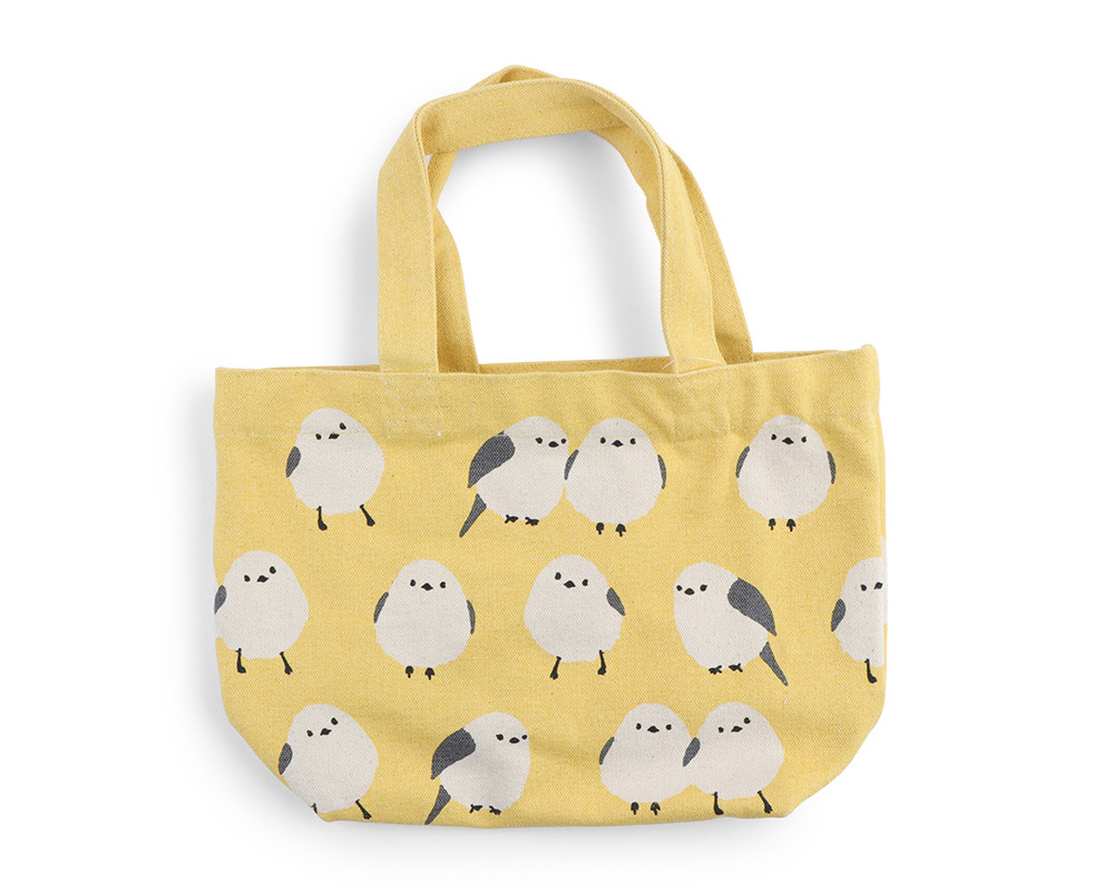 Tote Bag Birds Yellow