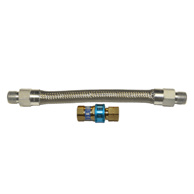 Dormont Manufacturing 16125BQ24 Dormont Braided Gas Connector Hose Assembly 1-1/4" Dia.