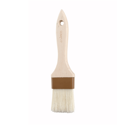 Winco WFB-20 Flat 2" Boar Bristle Pastry Brush