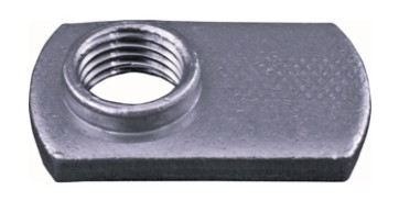 OHIO SNM 06020 -REF- M6 - 1 SINGLE TAB WELD NUT LOW CARBON STEEL PLAIN