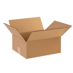 12 X 10 X 5" ECT32 FLAT CORRUGATED CARTON 25/BD   12105