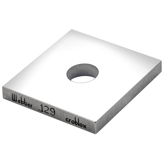 STARRETT SC .129 A1 Square Croblox Gage Block - .129 In., Grade A1