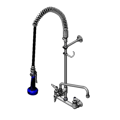 T&S Brass B-0133-12ACB8ST Pre-Rinse Unit With Add-On Faucet