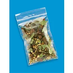 13 X 15" 4 MIL RECLOSABLE CLEAR POLY BAG, 2 GALLON, FREEZER BAG, 500/CA   F41315  PB3793