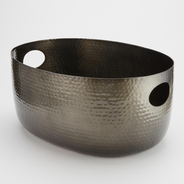 Hammered Aluminum Beverage Tubs and Trays