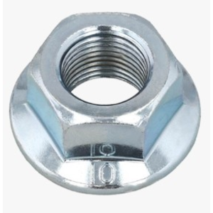 M16 - 2 DIN 6923 HEX FLANGE NUT CLASS 10 ZINC TRIVALENT CLEAR
