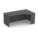 PL178R 71" RIGHT PORKCHOP 30"D- Coastal Gray