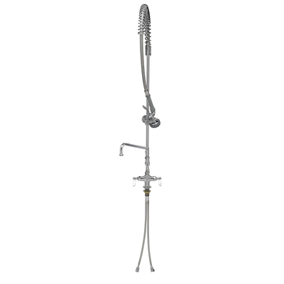 T&S Brass B-0113-A12B-TEE Easyinstall Pre-Rinse Unit 12" Nozzle