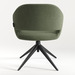 CHK68068GRN0707 - SARON GUEST CHAIR - Green with Memory Spider Base