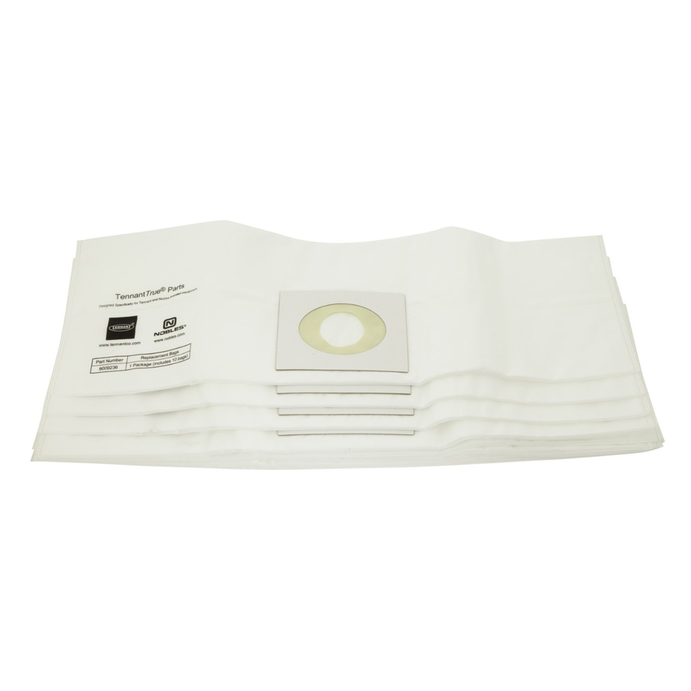 Tennant/Nobles - 4010411 - Bag, Hepa (Pkg Of 10), Fr/ (Replaces Tennant 9009236)