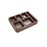 Cook's Brand 630-120 Gorilla 6-Compartment Insulated Tray (10/Case)