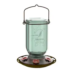 Armstrong Milling Mason Jar Hummingbird Feeder