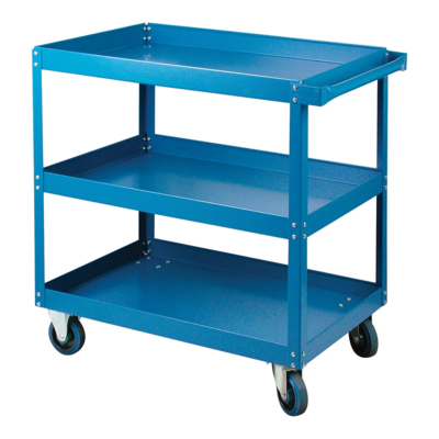 Shelf Cart - 36" x 24" x 36" - 900 lb Capacity - Steel - 3 Shelf
