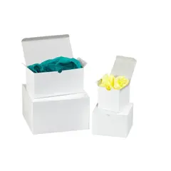 9 X 9 X 5 WHITE 1 PIECE GIFT BOX, 50/CASE