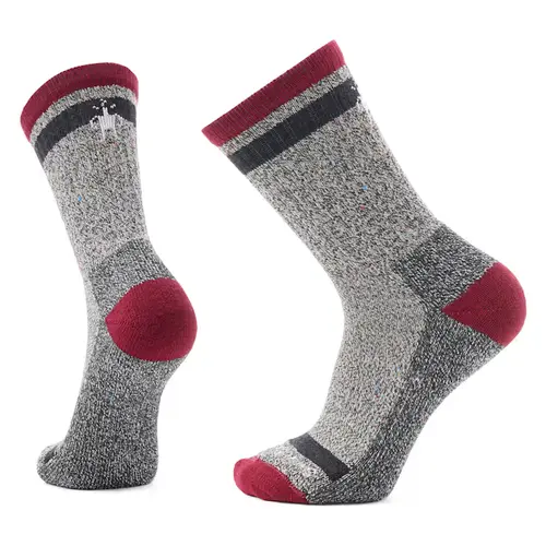 SMARTWOOL - Mens Everyday Larimer Crew Socks - Tibetan Red