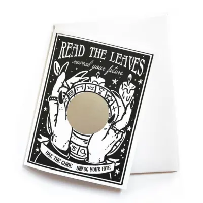 Fortune Telling Card - Tea Leaves