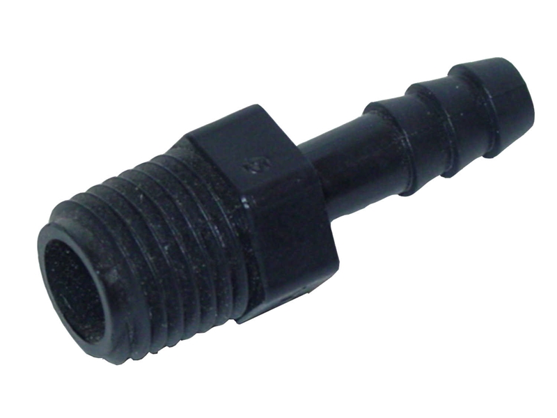 Allied Innovations OZONE FITTING BARB 1/4" MPT PLASTIC