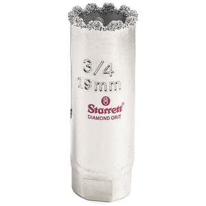 STARRETT KD0034-N 3/4'' (19mm) Diamond Grit Hole Saw