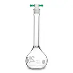KIMBLE KIMAX Class A Volumetric Flask with Color Coded PTFE Stopper