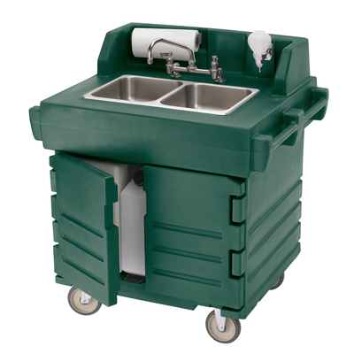 Cambro KSC402CFP191 Camkiosk Hand Sink Cart