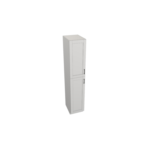 Hampton Pure White Box  Utility Cabinet Kit - 18” X 96”H X 24”D