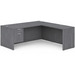 CLALD1045- Classic L-Shape Desk 71" W x 36" D with 47" Return and Box/File Pedestal- Coastal Gray