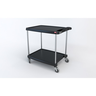 Metro MY2030-24BL Mycart Series Utility Cart 2-Shelves