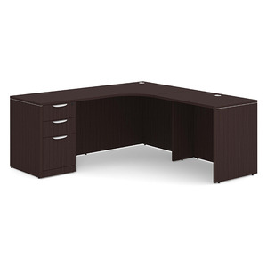 CLALD1003 Right 71"x71" Classic L-Shape Desk- Espresso