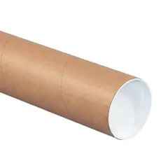 3 X 36" .125 HEAVY DUTY MAILING TUBE WITH CAPS, 24/CS   P3036KHD