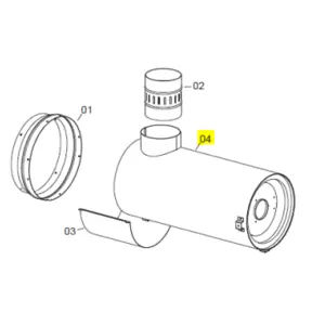 Veloci Heater Replacement Combustion Chamber - Blaze 100