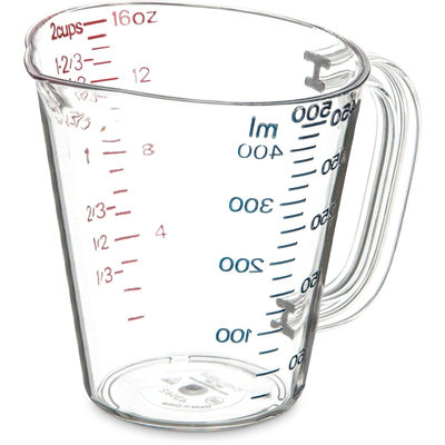 Carlisle 4314207 Commercial Measuring Cup 1 pt - Clear