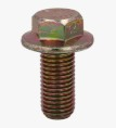 M10 - 1.5 X 25MM EN 1665 HEAVY HEX FLANGE SCREW 10.9 ZINC YELLOW