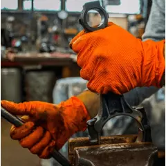 NITRILE HD GLOVE, SMALL, 8 MIL, ORANGE, POWDER FREE, 100/BX 10 BX/CS  GWON42100