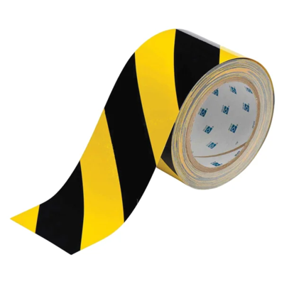 Floor Marking Tape - 3" x 100' - Black/Yellow
