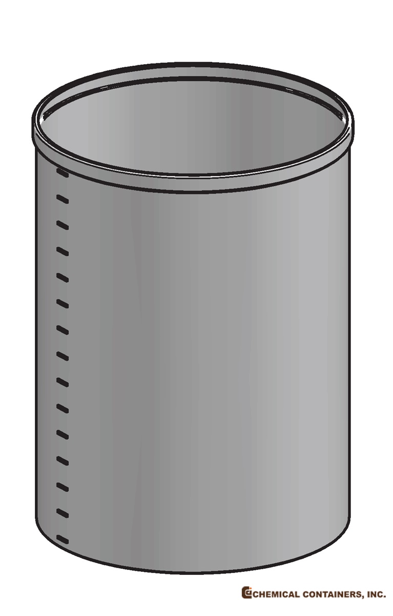 CCI 147 Gallon Cone Bottom Open Top Tank 33" D x 53" H