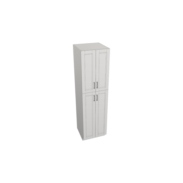 Vail Pure White Box  Utility Cabinet Kit - 24” X 90”H X 24”D