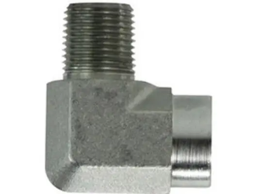 90 deg Street Elbow, 1 in Male Pipe x 3/4 in Female Pipe, Steel