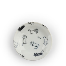 Sauce Dish Cats Playing