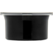 Carlisle 030003 0.6 Qt Black Classic Crocks w/Lids
