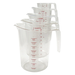 Winco PMCP-5SET Polycarbonate Measuring Cup