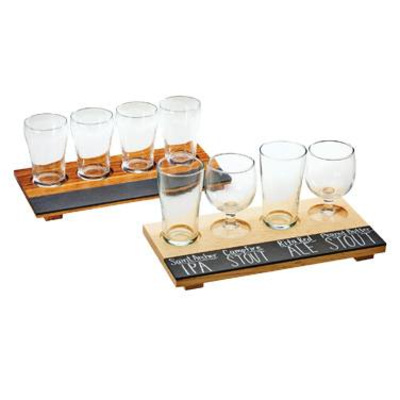 Cal-Mil 2064 12"W x 6"D x 1/2"H Write-On Tray Beer Flight