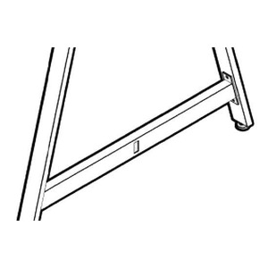 PLTVA486041CB CROSS BRACE FOR 4860 41"H VA LEG- BLACK