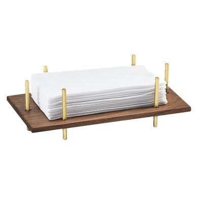 Cal-Mil 3718-46 10"W x 5-1/2"D x 3-1/2"H Mid-Century Napkin Holder
