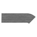 PBTC42L 42" CORNER TRANSACTION TOP LEFT - Newport Gray